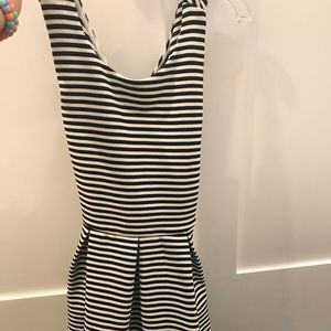 A stripped dress